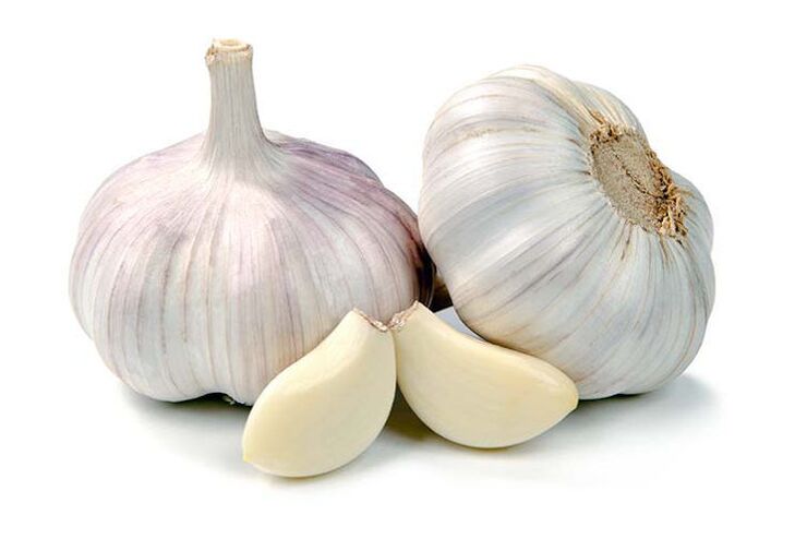 Knoblauch von Parasiten